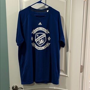 Adidas Blue FC Cincinnati Graphic Tee